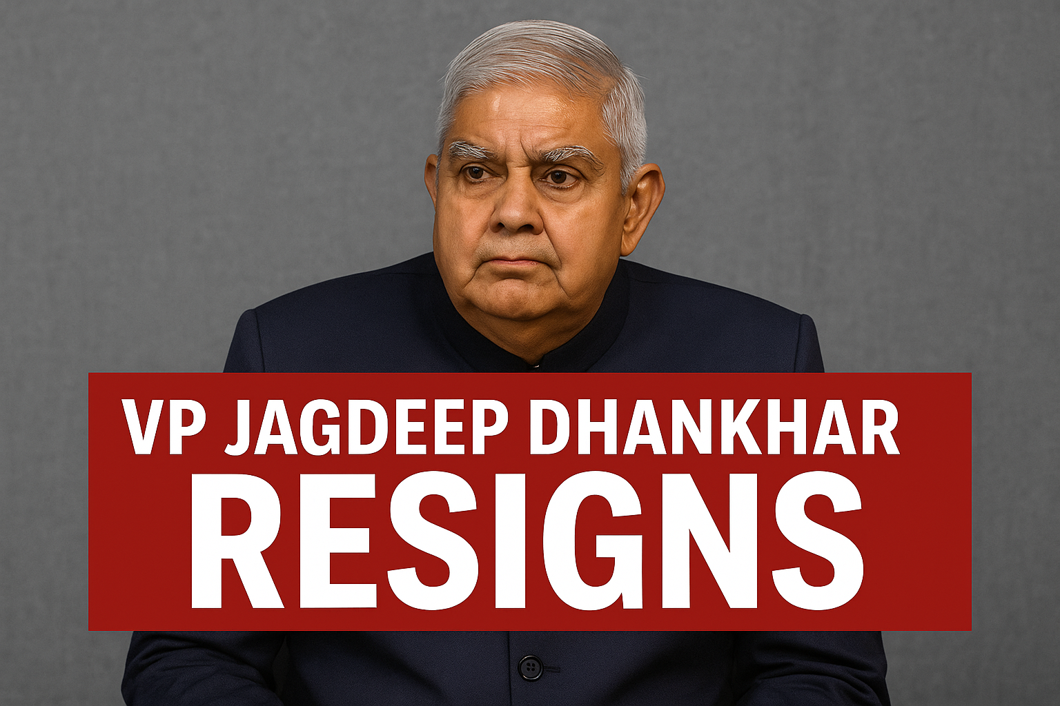 Shockwave in Delhi: Vice President Jagdeep Dhankhar Resigns – What’s Next for Rajya Sabha?”